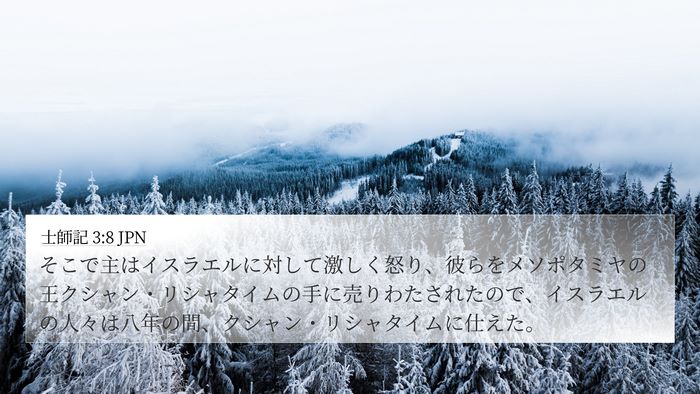 士師記 3:8 JPN Bible Verse Image