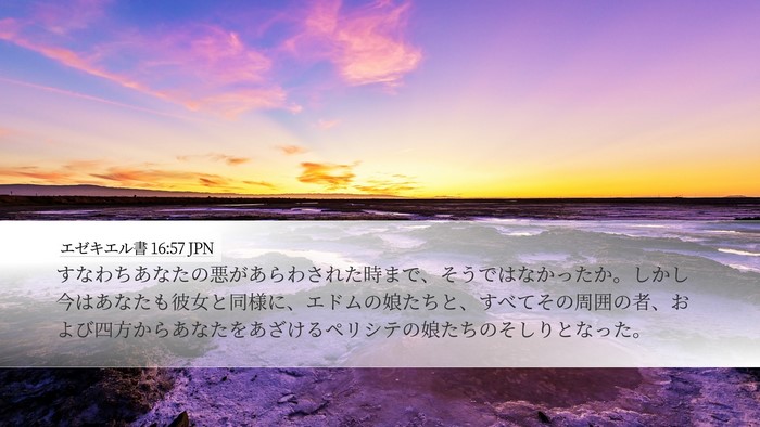 エゼキエル書 16:57 JPN Bible Verse Image
