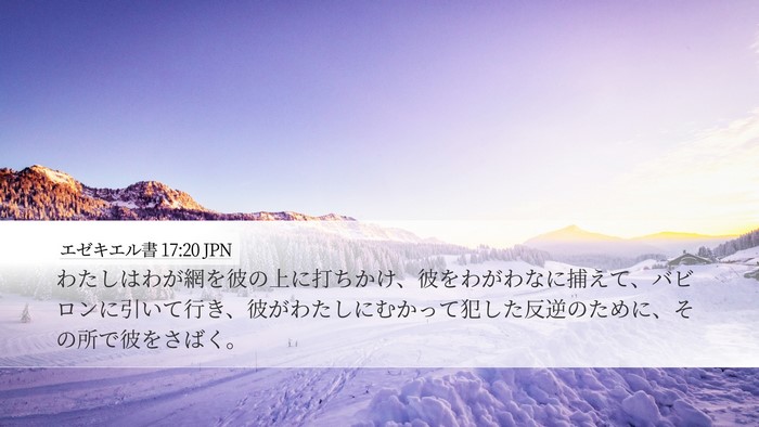 エゼキエル書 17:20 JPN Bible Verse Image