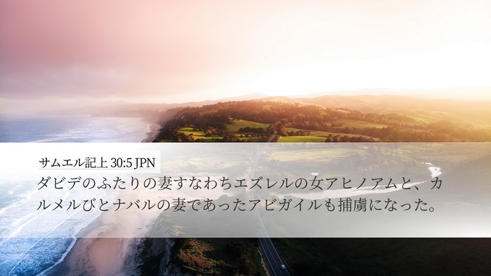 サムエル記上 30:5 JPN Bible Verse Image