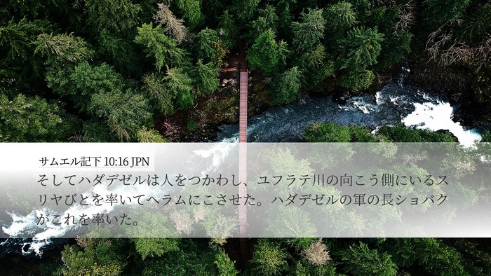 サムエル記下 10:16 JPN Bible Verse Image