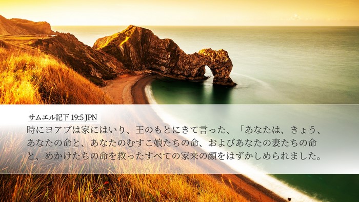 サムエル記下 19:5 JPN Bible Verse Image
