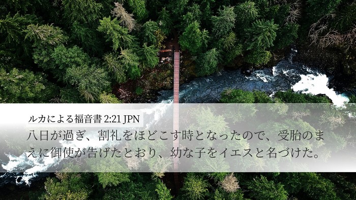 ルカによる福音書 2:21 JPN Bible Verse Image