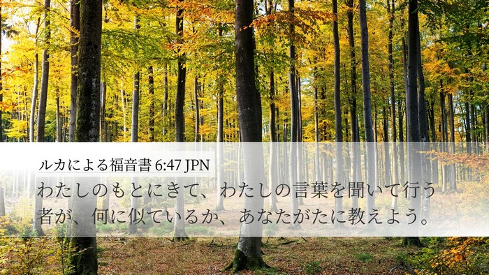 ルカによる福音書 6:47 JPN Bible Verse Image
