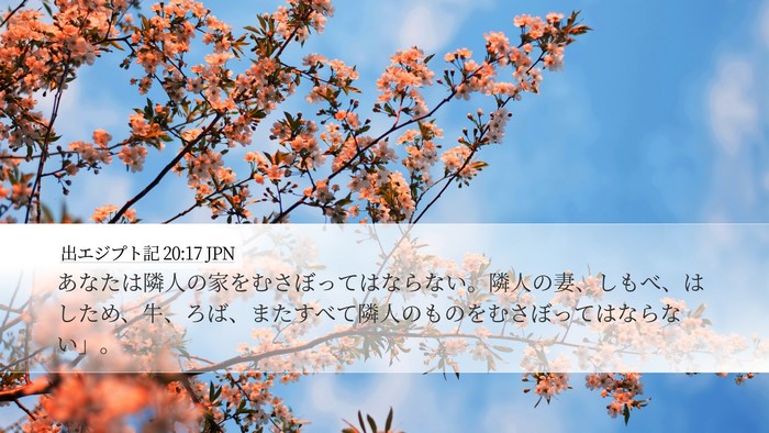 出エジプト記 20:17 JPN Bible Verse Image