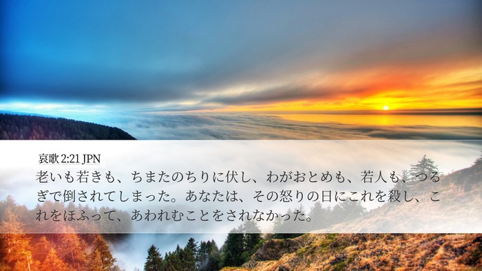 哀歌 2:21 JPN Bible Verse Image