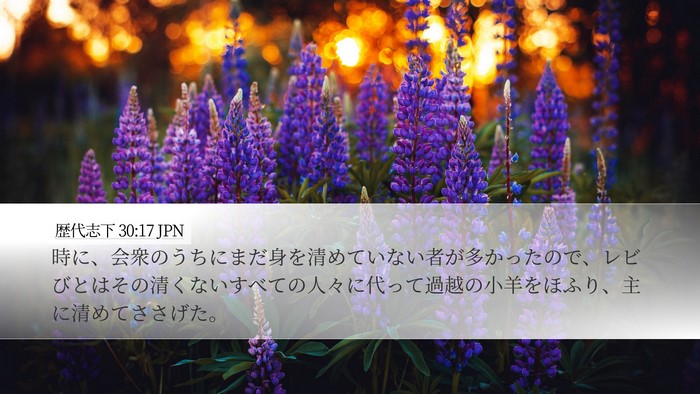 歴代志下 30:17 JPN Bible Verse Image