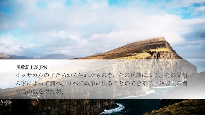 民数記 1:28 JPN Bible Verse Image