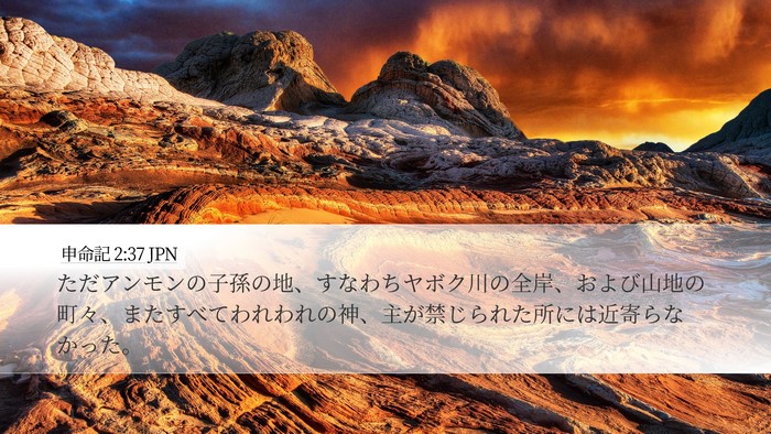 申命記 2:37 JPN Bible Verse Image
