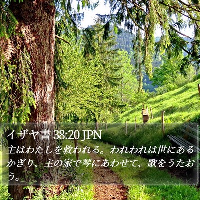イザヤ書 38:20 JPN Bible Verse Image
