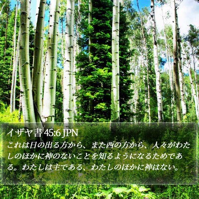 イザヤ書 45:6 JPN Bible Verse Image