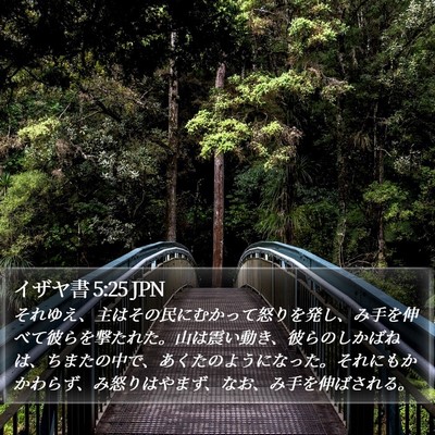 イザヤ書 5:25 JPN Bible Verse Image