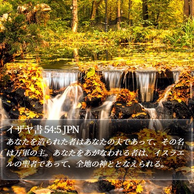イザヤ書 54:5 JPN Bible Verse Image