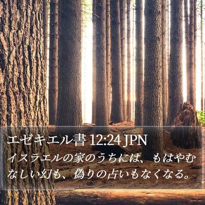 エゼキエル書 12:24 JPN Bible Verse Image