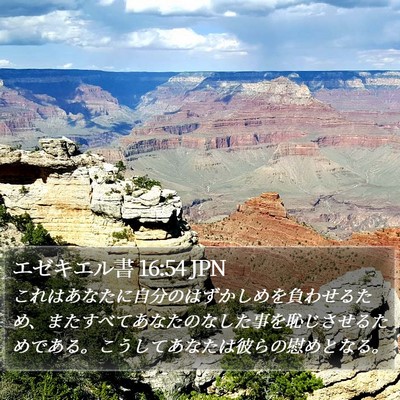エゼキエル書 16:54 JPN Bible Verse Image