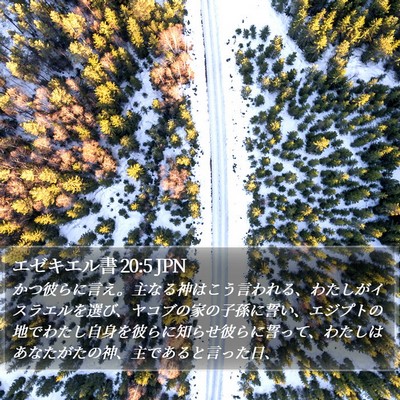 エゼキエル書 20:5 JPN Bible Verse Image