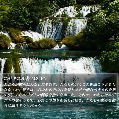 エゼキエル書 20:8 JPN Bible Verse Image