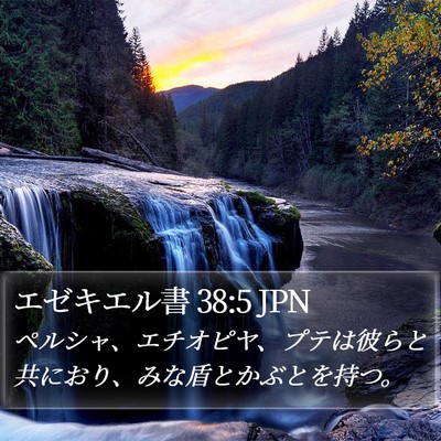 エゼキエル書 38:5 JPN Bible Verse Image
