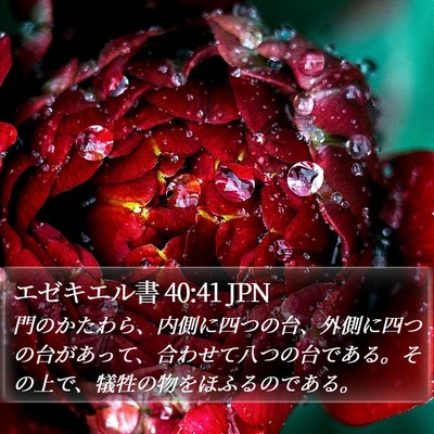 エゼキエル書 40:41 JPN Bible Verse Image