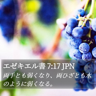 エゼキエル書 7:17 JPN Bible Verse Image