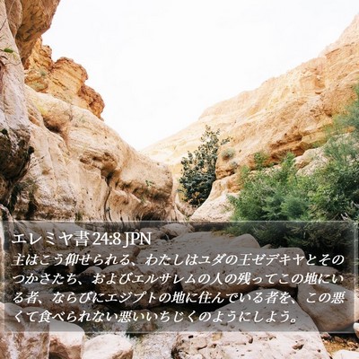 エレミヤ書 24:8 JPN Bible Verse Image
