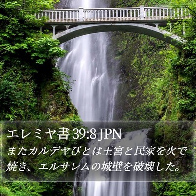 エレミヤ書 39:8 JPN Bible Verse Image