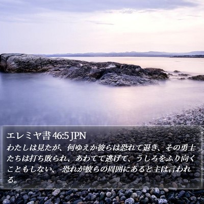 エレミヤ書 46:5 JPN Bible Verse Image