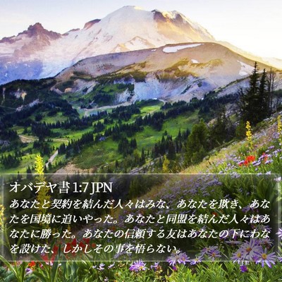 オバデヤ書 1:7 JPN Bible Verse Image