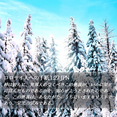 コロサイ人への手紙 1:27 JPN Bible Verse Image