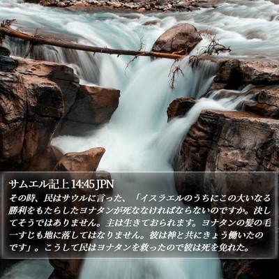 サムエル記上 14:45 JPN Bible Verse Image