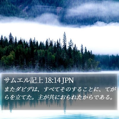 サムエル記上 18:14 JPN Bible Verse Image