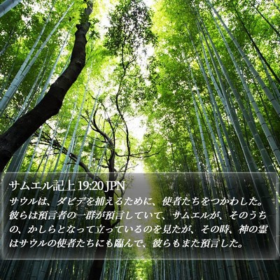 サムエル記上 19:20 JPN Bible Verse Image