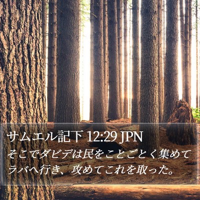 サムエル記下 12:29 JPN Bible Verse Image