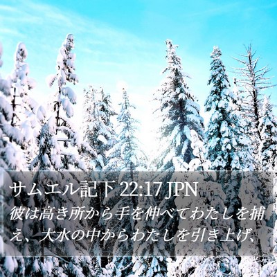 サムエル記下 22:17 JPN Bible Verse Image