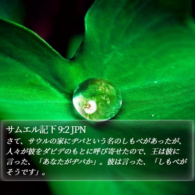 サムエル記下 9:2 JPN Bible Verse Image