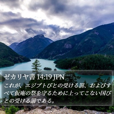 ゼカリヤ書 14:19 JPN Bible Verse Image