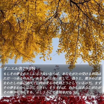 ダニエル書 2:9 JPN Bible Verse Image
