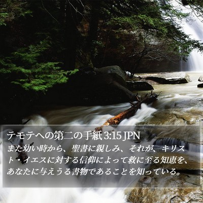 テモテヘの第二の手紙 3:15 JPN Bible Verse Image