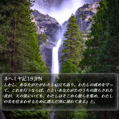 ネヘミヤ記 1:9 JPN Bible Verse Image