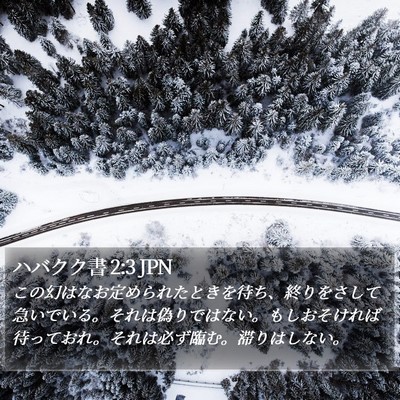 ハバクク書 2:3 JPN Bible Verse Image
