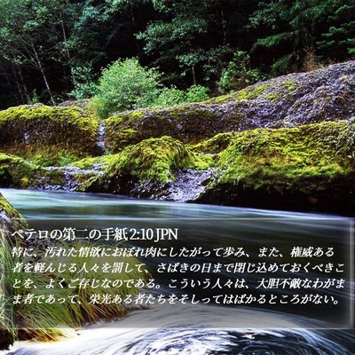 ペテロの第二の手紙 2:10 JPN Bible Verse Image