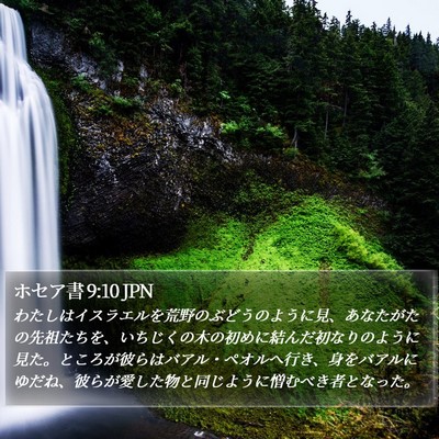 ホセア書 9:10 JPN Bible Verse Image