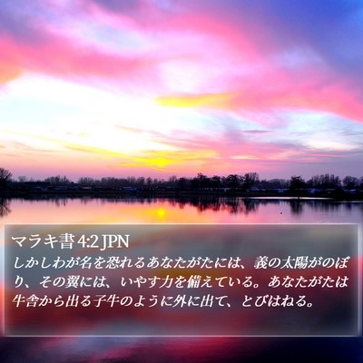 マラキ書 4:2 JPN Bible Verse Image