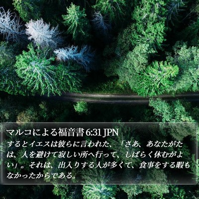 マルコによる福音書 6:31 JPN Bible Verse Image