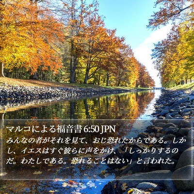 マルコによる福音書 6:50 JPN Bible Verse Image
