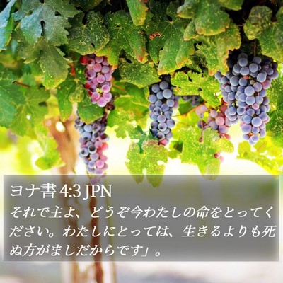 ヨナ書 4:3 JPN Bible Verse Image