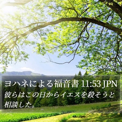 ヨハネによる福音書 11:53 JPN Bible Verse Image