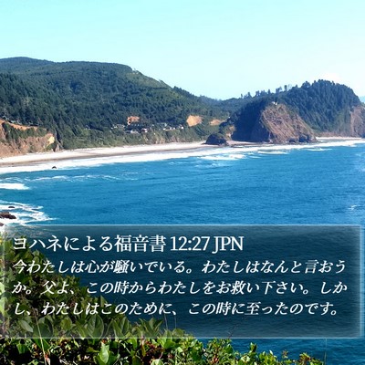 ヨハネによる福音書 12:27 JPN Bible Verse Image