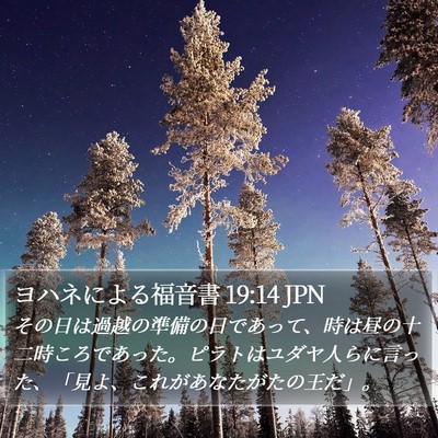 ヨハネによる福音書 19:14 JPN Bible Verse Image
