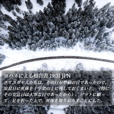ヨハネによる福音書 19:31 JPN Bible Verse Image